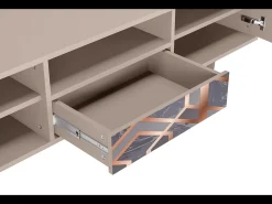 Outlet Mueble de TV - 170х59х41 cm - T6 - Taupe Anatomy, Latte Bege