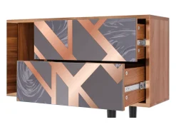 Best Mueble de TV - 170х69х48 cm - T1 - Taupe Anatomy, Nogueira Castanho