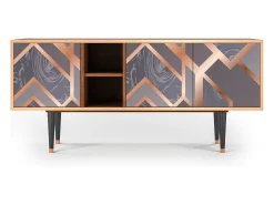 Mueble de TV - 150х69х41 cm - T5 - Taupe Anatomy, Nogueira^ Móvel De Tv