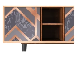 Mueble de TV - 150х69х41 cm - T5 - Taupe Anatomy, Nogueira^ Móvel De Tv