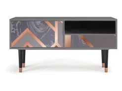 Móvel De Tv| Mueble de TV - 115х59х48 cm - T3 - Taupe Anatomy, Areia Bege