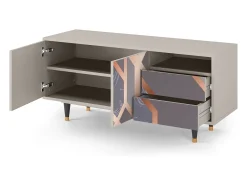 Mueble de TV - 125х56х41 cm - T7 - Taupe Anatomy, Areia^ Móvel De Tv