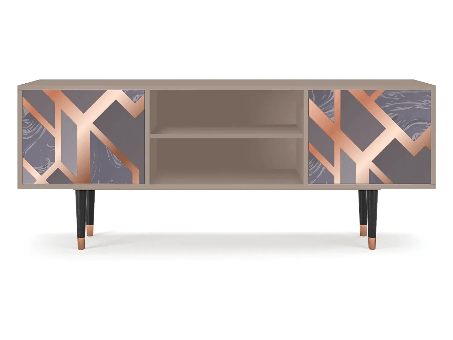 Sale Mueble de TV - 170х69х48 cm - T2 - Taupe Anatomy, Latte Bege