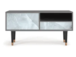 Móvel De Tv* Mueble de TV - 115х59х48 cm - T3 - The Onyx, Cinza Cinzento