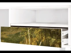 Móvel De Tv| Mueble de TV - 115х59х48 cm - T3 - The Heart of the Andes , Branco Bege