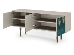 Online Mueble de TV - 150х69х41 cm - T5 - The Repast of the Lion, Areia Bege