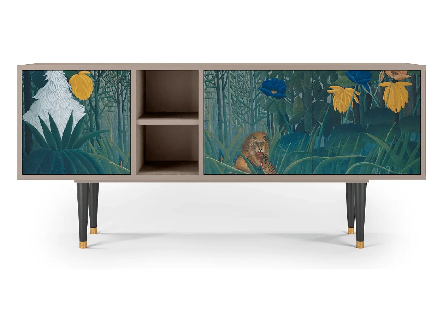Online Mueble de TV - 150х69х41 cm - T5 - The Repast of the Lion, Areia Bege