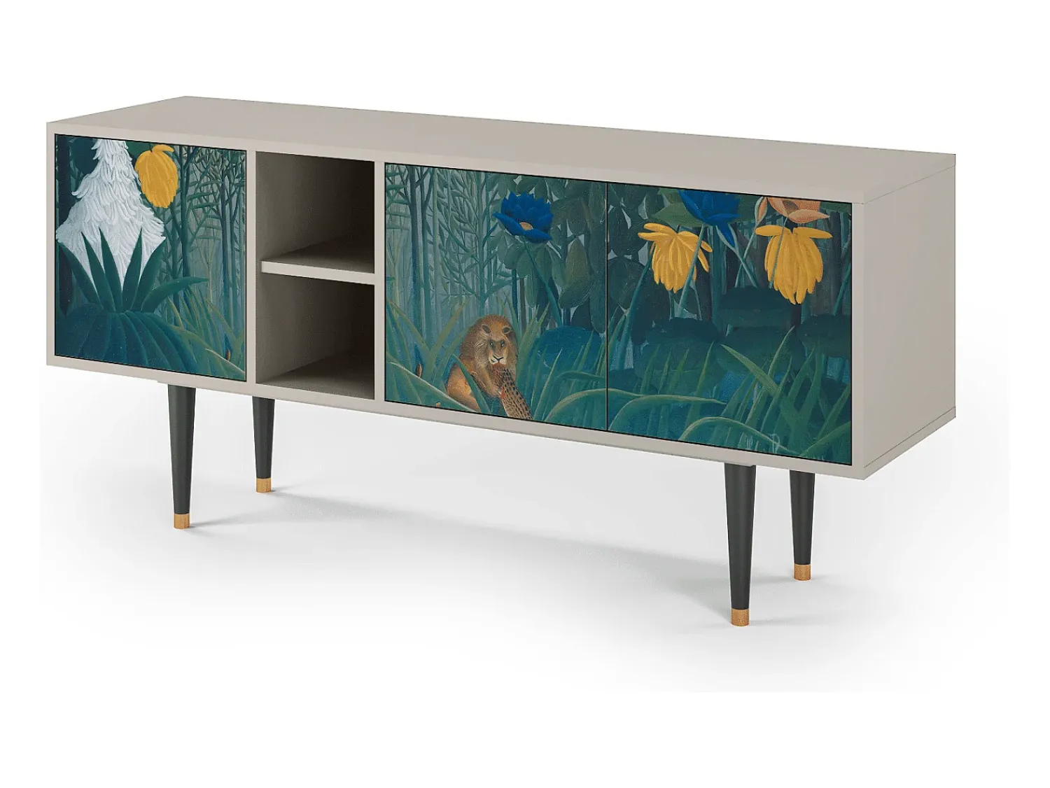 Online Mueble de TV - 150х69х41 cm - T5 - The Repast of the Lion, Areia Bege