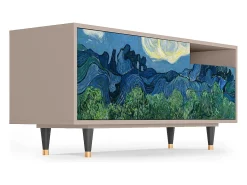 Móvel De Tv| Mueble de TV - 125х56х41 cm - T7 - The Oil Trees, Latte Bege