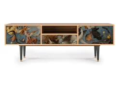 Móvel De Tv* Mueble de TV - 170х59х41 cm - T6 - The Fall, Nogueira Castanho