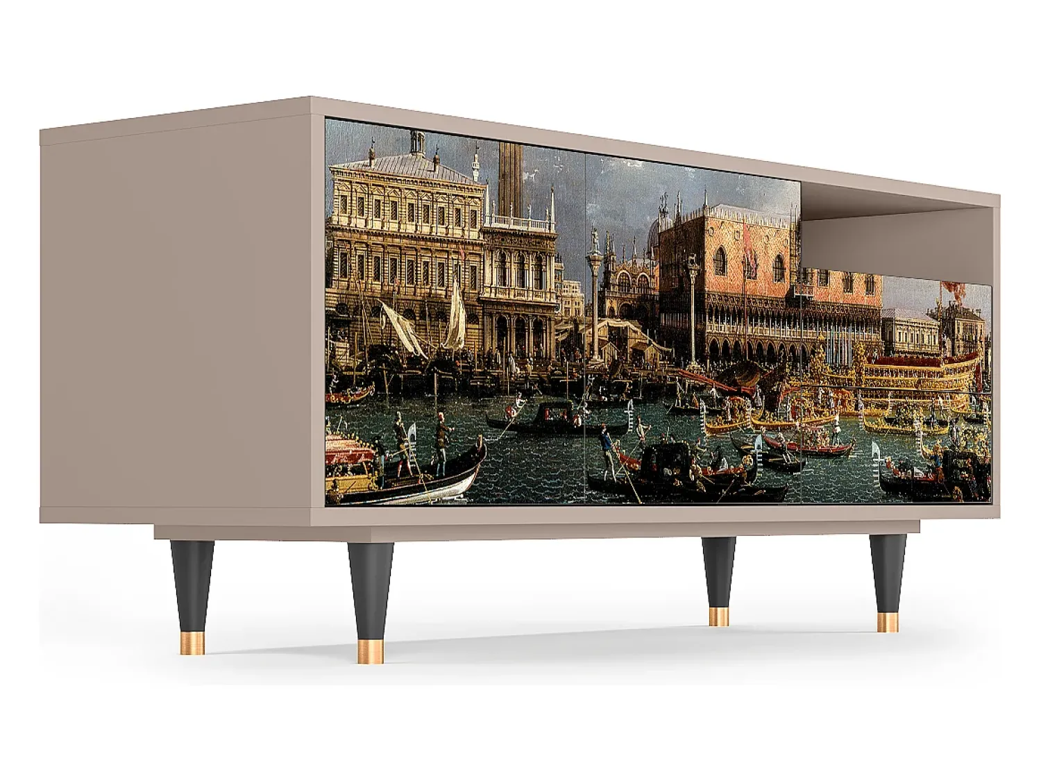 Mueble de TV - 125х56х41 cm - T7 - The Bucintoro, Latte^ Móvel De Tv