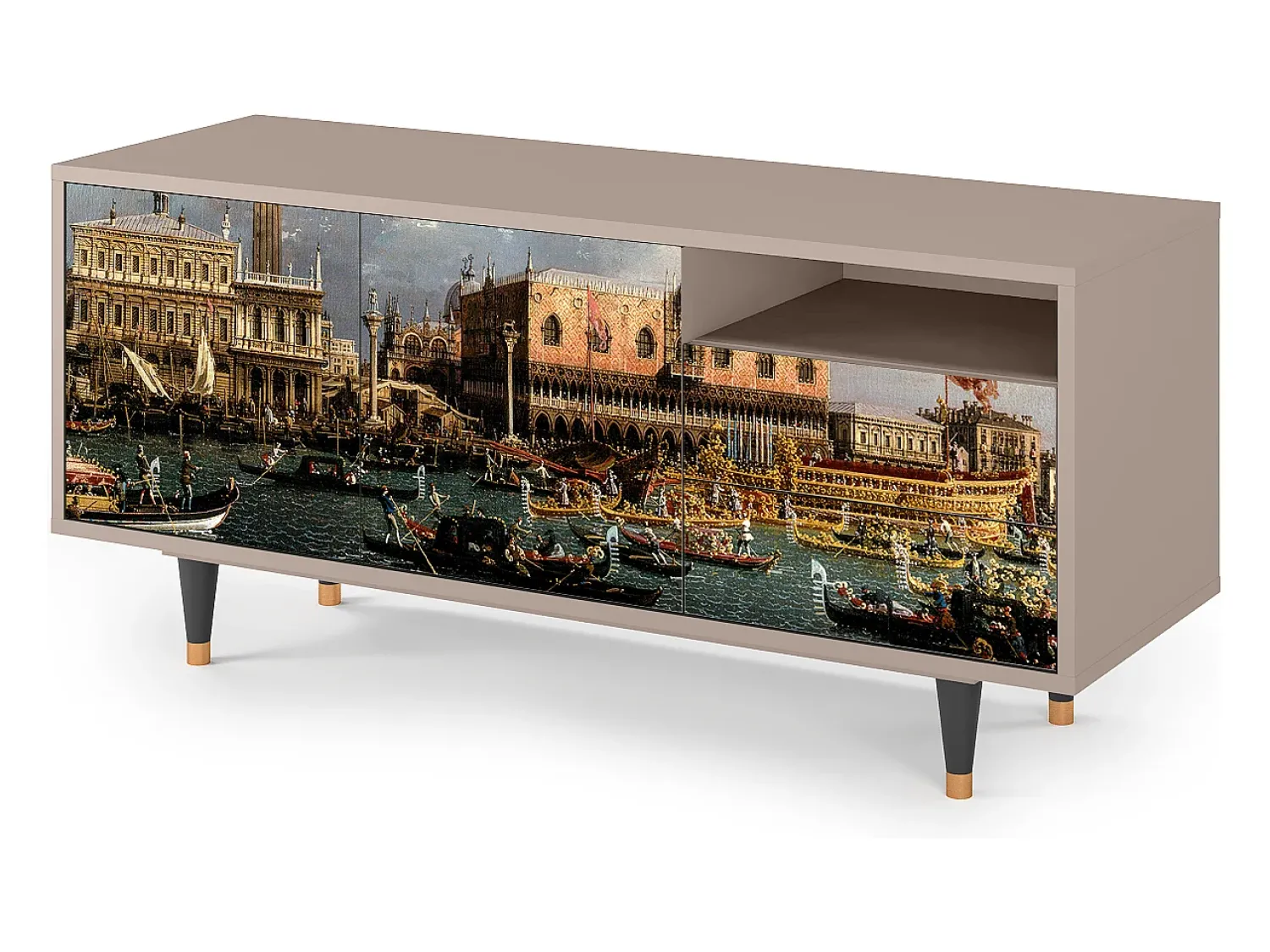 Mueble de TV - 125х56х41 cm - T7 - The Bucintoro, Latte^ Móvel De Tv