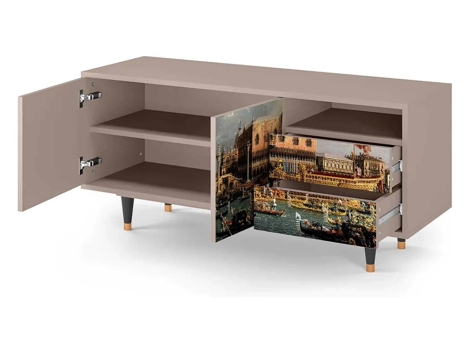 Mueble de TV - 125х56х41 cm - T7 - The Bucintoro, Latte^ Móvel De Tv