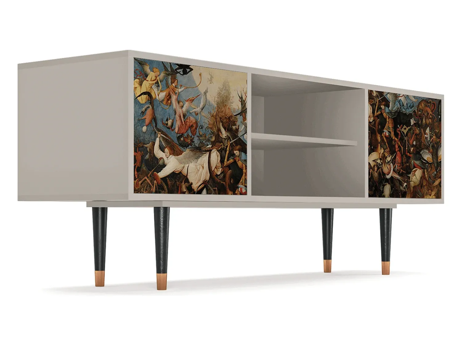 Móvel De Tv| Mueble de TV - 170х69х48 cm - T2 - The Fall, Areia Bege