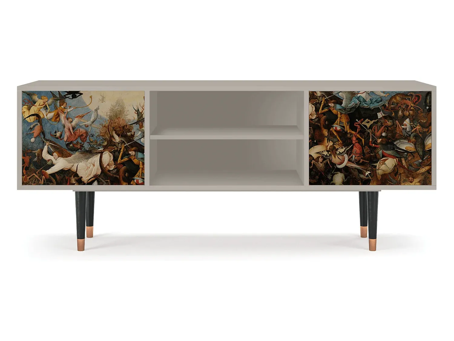 Móvel De Tv| Mueble de TV - 170х69х48 cm - T2 - The Fall, Areia Bege