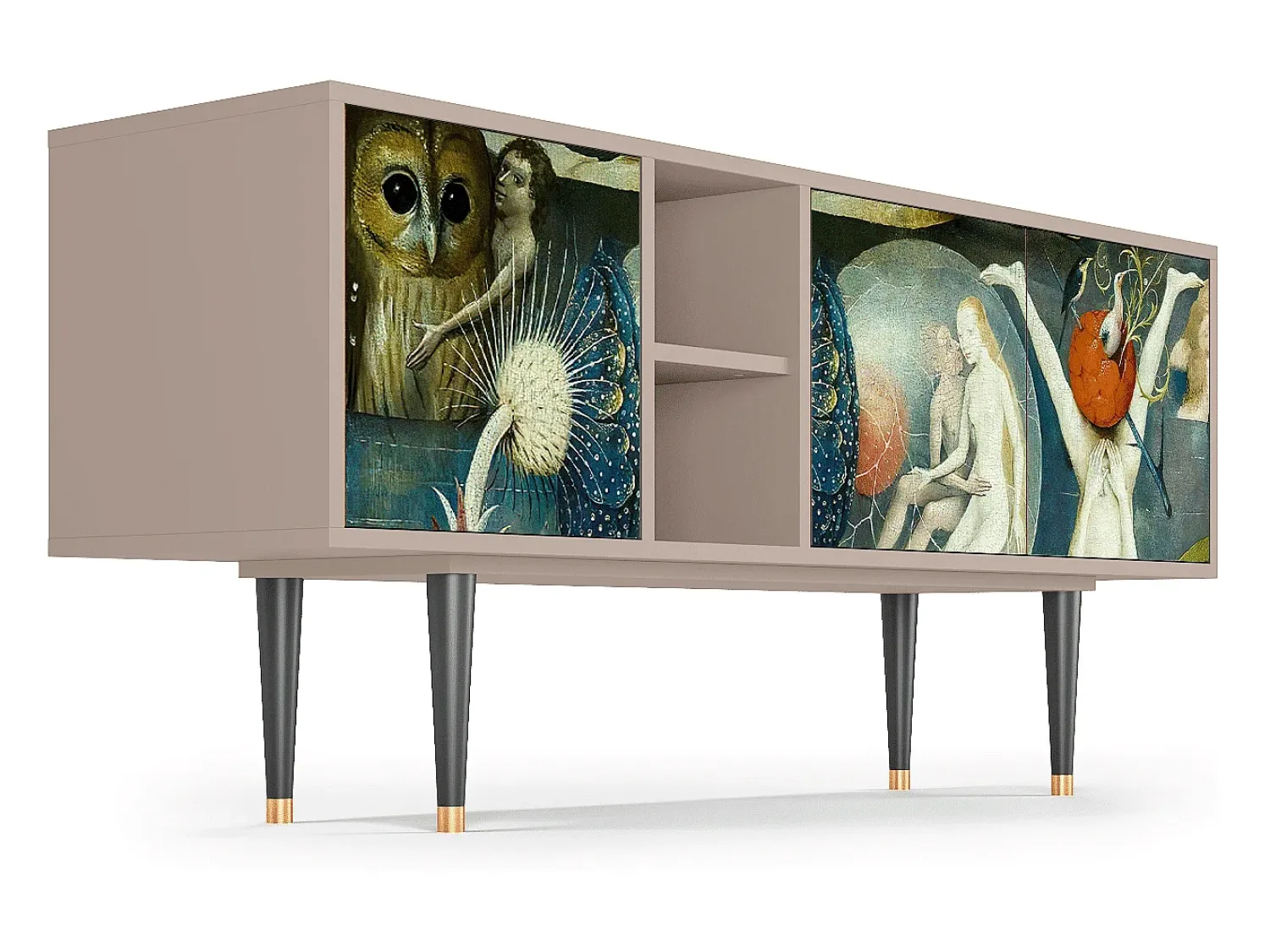 New Mueble de TV - 150х69х41 cm - T5 - The Garden Of by Bosch, Latte Bege