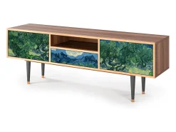 Hot Mueble de TV - 170х59х41 cm - T6 - The Oil Trees, Nogueira Castanho