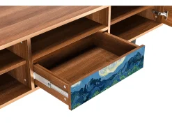 Hot Mueble de TV - 170х59х41 cm - T6 - The Oil Trees, Nogueira Castanho