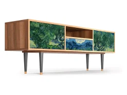 Hot Mueble de TV - 170х59х41 cm - T6 - The Oil Trees, Nogueira Castanho