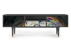 Outlet Mueble de TV - 170х59х41 cm - T6 - The Maiden by Klimt, Antracite Cinza antracite