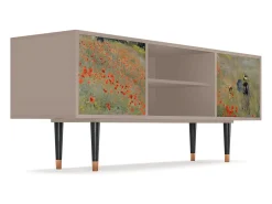 Móvel De Tv* Mueble de TV - 170х69х48 cm - T2 - The Poppy Field , Latte Bege
