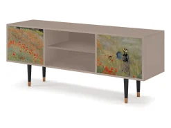 Móvel De Tv* Mueble de TV - 170х69х48 cm - T2 - The Poppy Field , Latte Bege