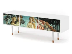 Online Mueble de TV - 170х59х48 cm - T4 - The Birth of Venus, Branco Bege