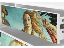 Online Mueble de TV - 170х59х48 cm - T4 - The Birth of Venus, Branco Bege