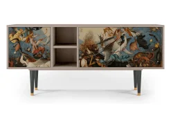 Móvel De Tv| Mueble de TV - 150х69х41 cm - T5 - The Fall, Areia Bege