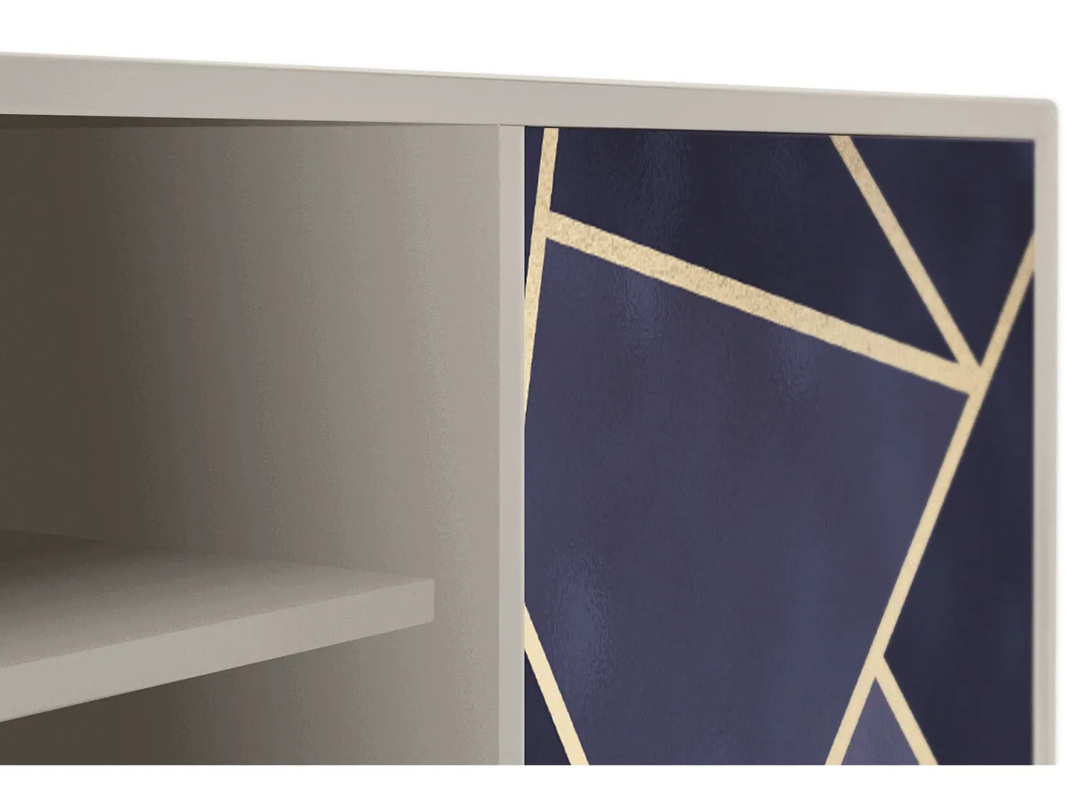 Móvel De Tv| Mueble de TV - 170х69х48 cm - T2 - The Amethyst, Areia Bege