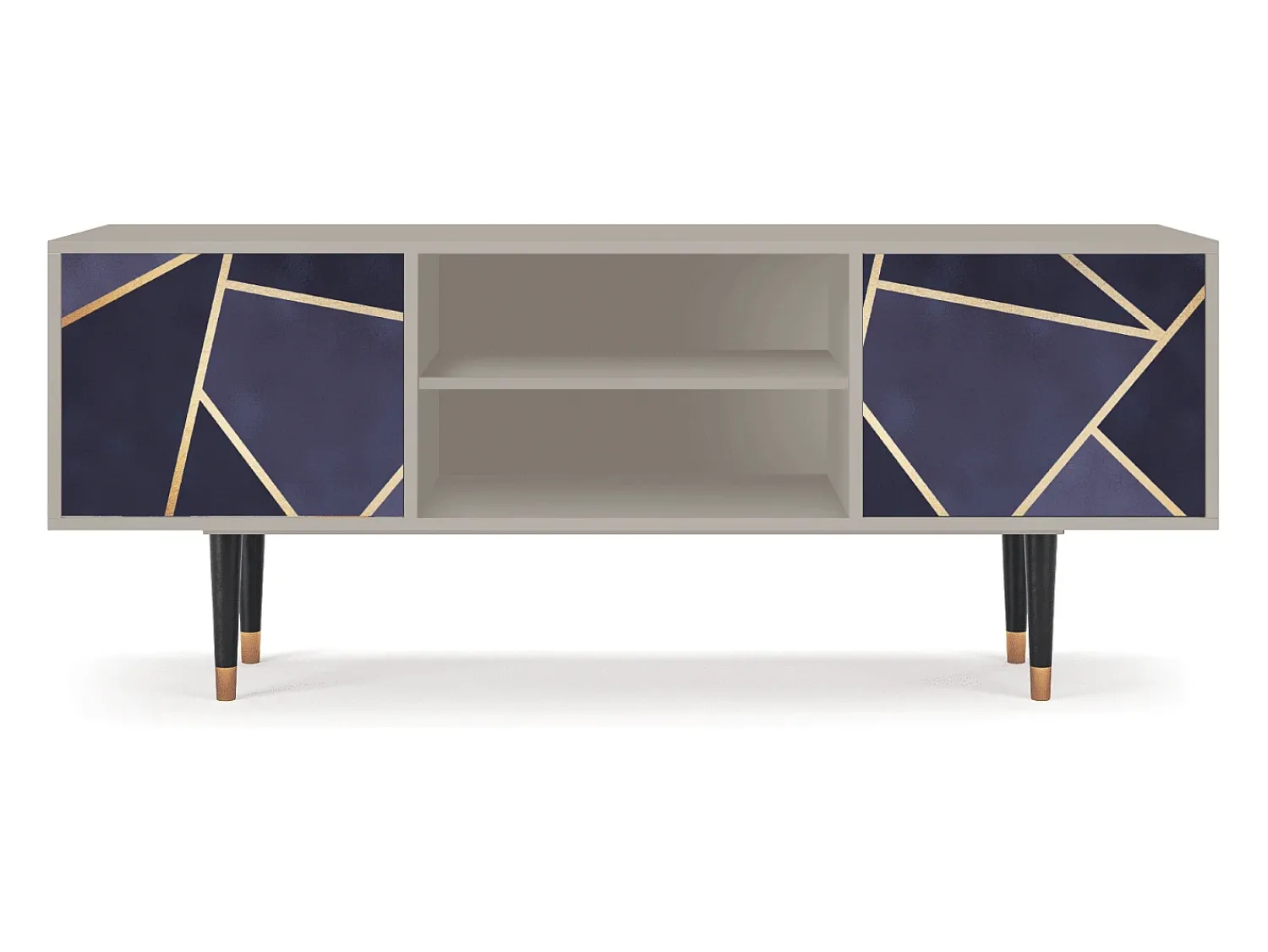 Móvel De Tv| Mueble de TV - 170х69х48 cm - T2 - The Amethyst, Areia Bege
