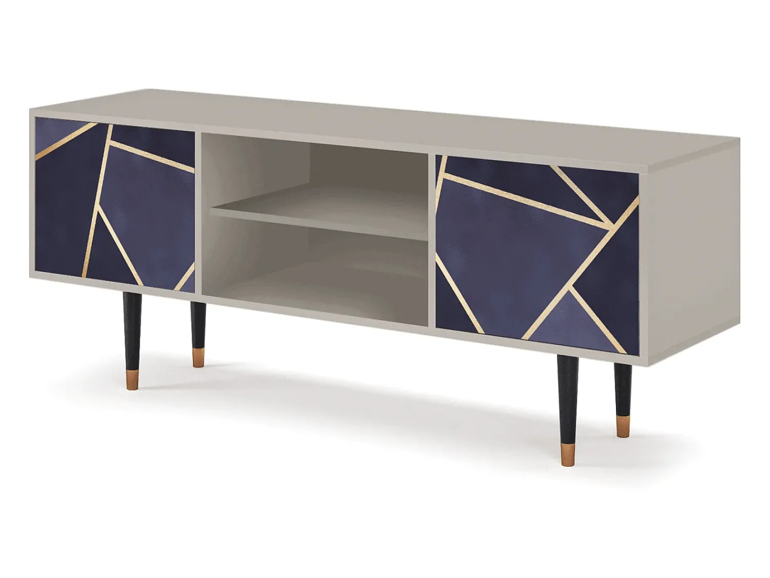Móvel De Tv| Mueble de TV - 170х69х48 cm - T2 - The Amethyst, Areia Bege