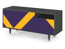 Mueble de TV - 125х56х41 cm - T7 - The Brightest Way, Antracite Cinza antracite