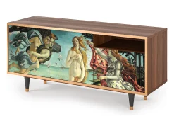 Móvel De Tv| Mueble de TV - 125х56х41 cm - T7 - The Birth of Venus, Nogueira Castanho