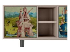 Móvel De Tv| Mueble de TV - 150х69х41 cm - T5 - The Garden 2 by Bosch, Latte Bege