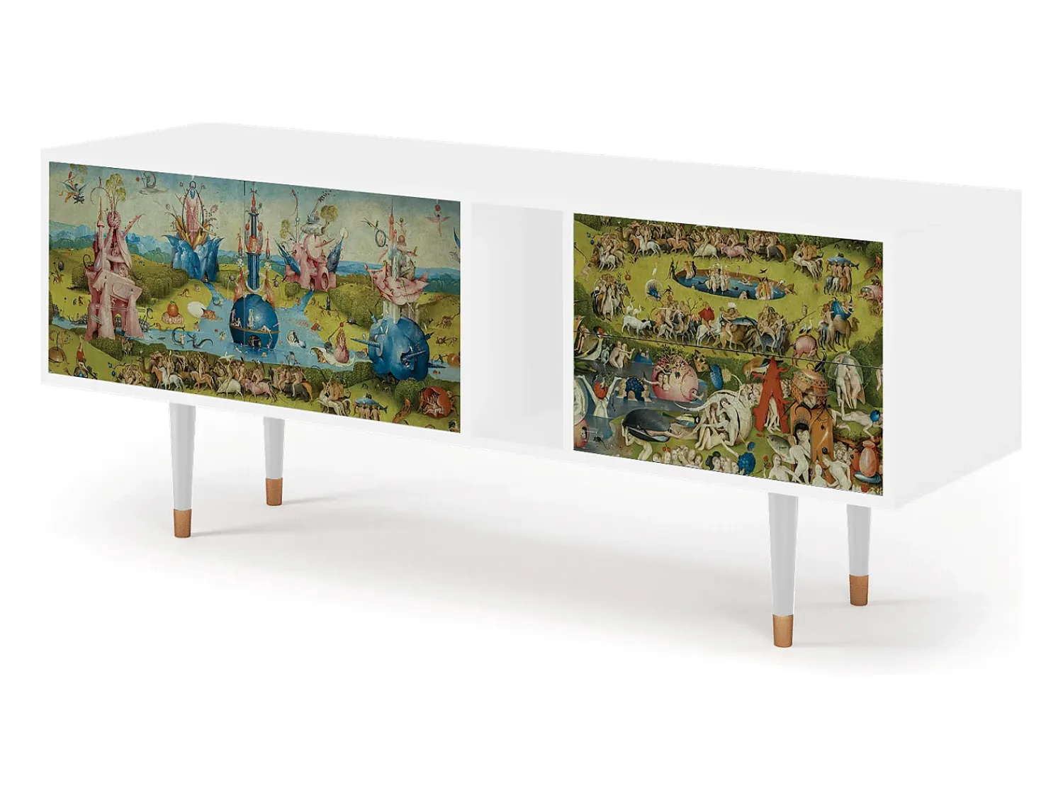 Móvel De Tv* Mueble de TV - 170х69х48 cm - T1 - The Garden 2 by Bosch, Branco Bege