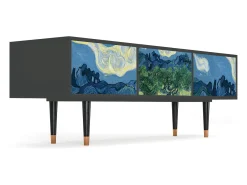 Móvel De Tv| Mueble de TV - 170х59х48 cm - T4 - The Oil Trees, Antracite Cinza antracite