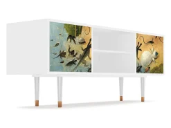 Mueble de TV - 170х69х48 cm - T2 - The Garden by Bosch, Branco^ Móvel De Tv