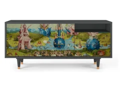 Móvel De Tv| Mueble de TV - 125х56х41 cm - T7 - The Garden 2 by Bosch, Antracite Cinza antracite