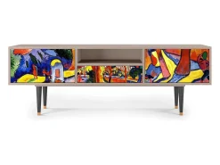 Móvel De Tv| Mueble de TV - 170х59х41 cm - T6 - The Turning Road, Latte Bege