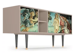 Móvel De Tv* Mueble de TV - 150х69х41 cm - T5 - The Birth of Venus, Latte Bege
