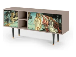 Móvel De Tv* Mueble de TV - 150х69х41 cm - T5 - The Birth of Venus, Latte Bege
