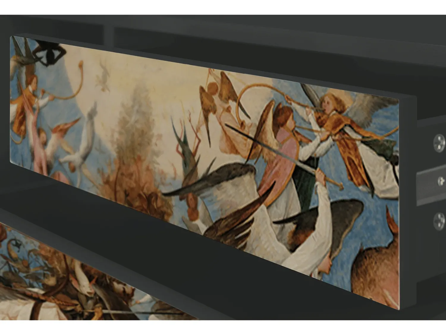 Móvel De Tv* Mueble de TV - 170х59х48 cm - T4 - The Fall, Antracite Cinza antracite