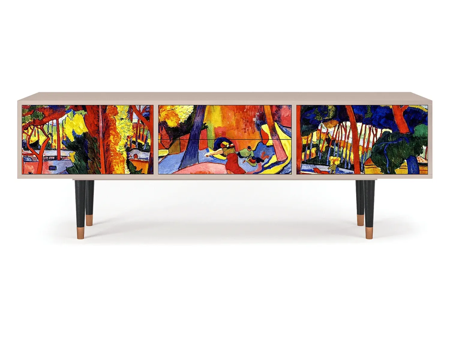 Móvel De Tv* Mueble de TV - 170х59х48 cm - T4 - The Turning Road, Latte Bege