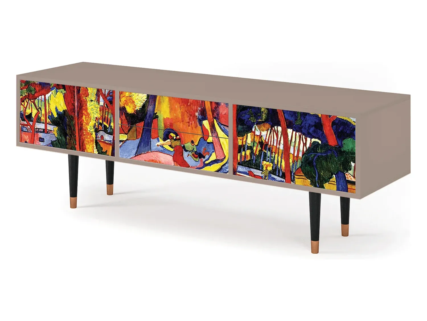 Móvel De Tv* Mueble de TV - 170х59х48 cm - T4 - The Turning Road, Latte Bege