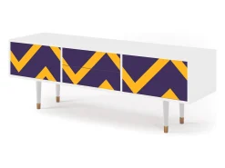 Mueble de TV - 170х59х48 cm - T4 - The Brightest Way, Branco^ Móvel De Tv