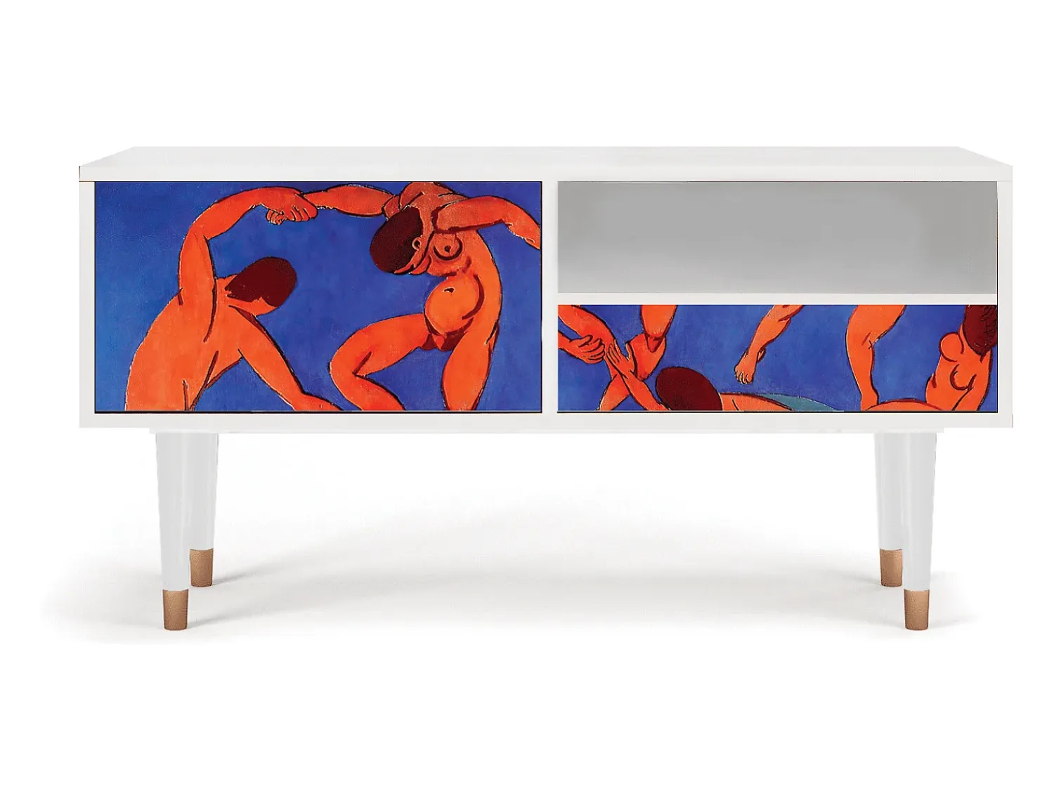 Móvel De Tv| Mueble de TV - 115х59х48 cm - T3 - The Dance by Matisse , Branco Bege