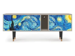 Móvel De Tv| Mueble de TV - 170х69х48 cm - T1 - The Starry Night , Areia Bege