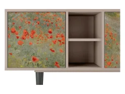 Mueble de TV - 150х69х41 cm - T5 - The Poppy Field , Latte^ Móvel De Tv