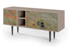Mueble de TV - 150х69х41 cm - T5 - The Poppy Field , Latte^ Móvel De Tv